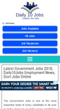 Mobile Screenshot of daily10jobs.com